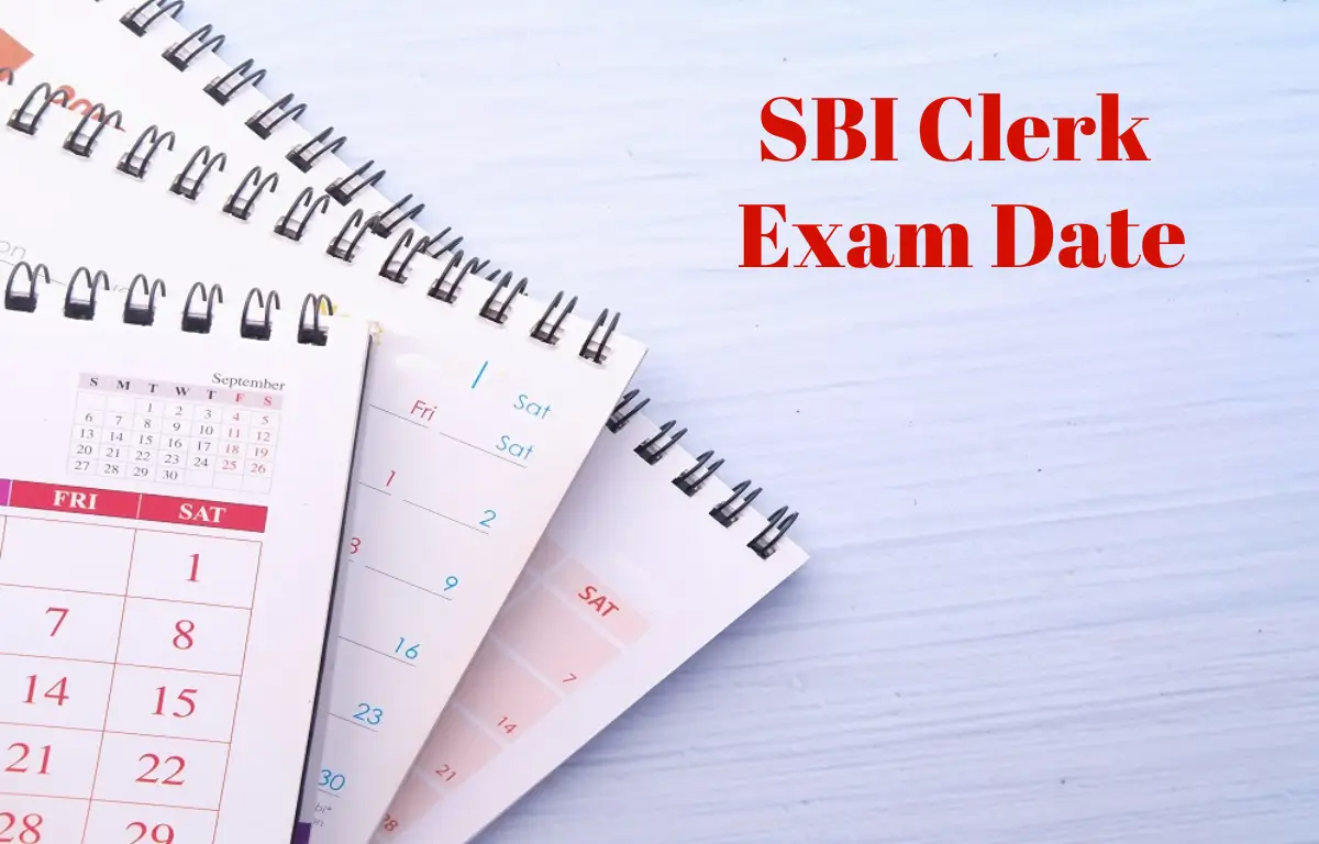 SBI Clerk Exam Date 2025